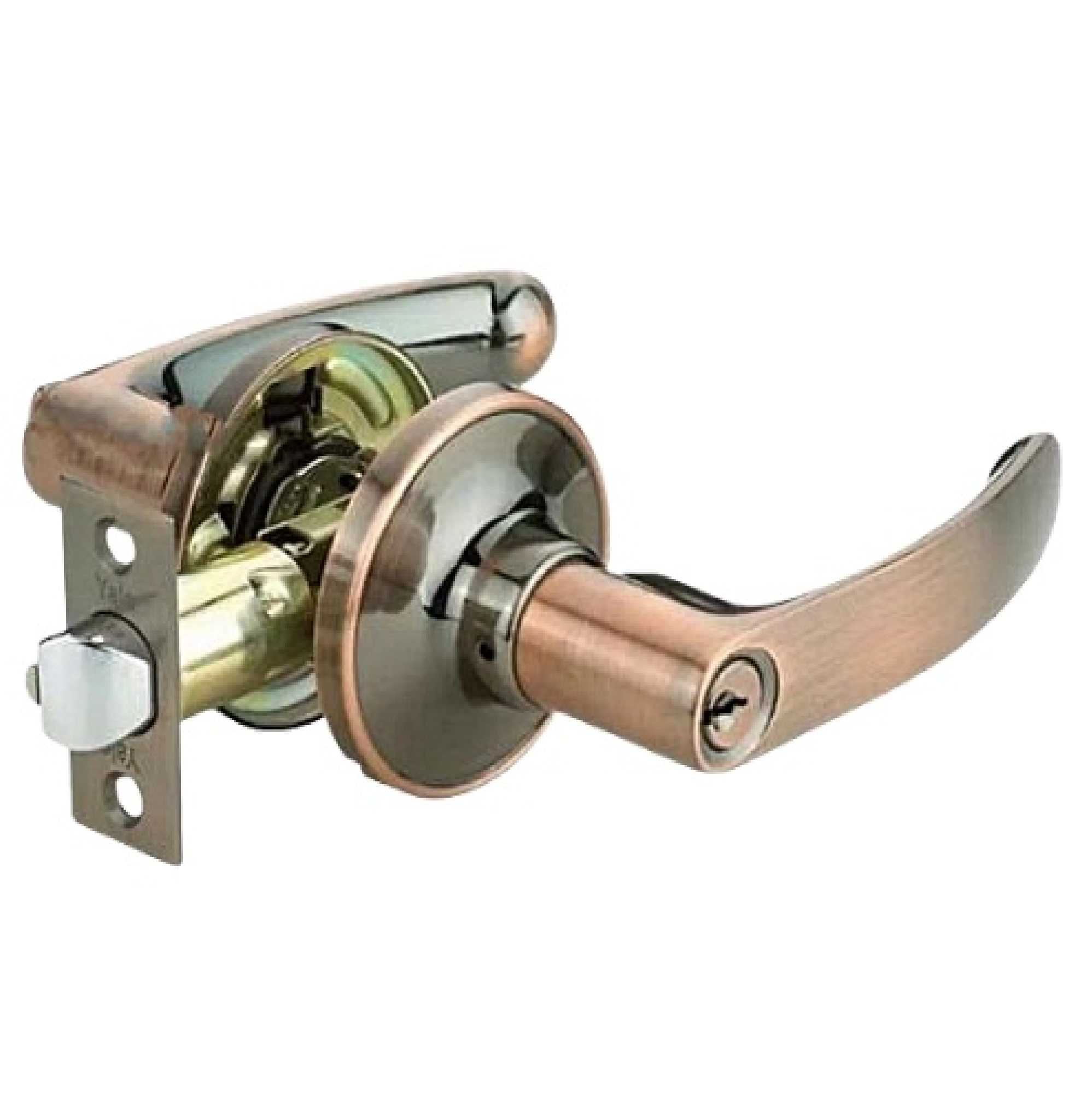 Yale VL5347 US11 Entrance Lockset ANTIQUE COPPER